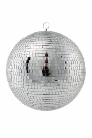 Discobal 30 cm Spiegelbol Discobol Spiegeltjes Disco Zilver