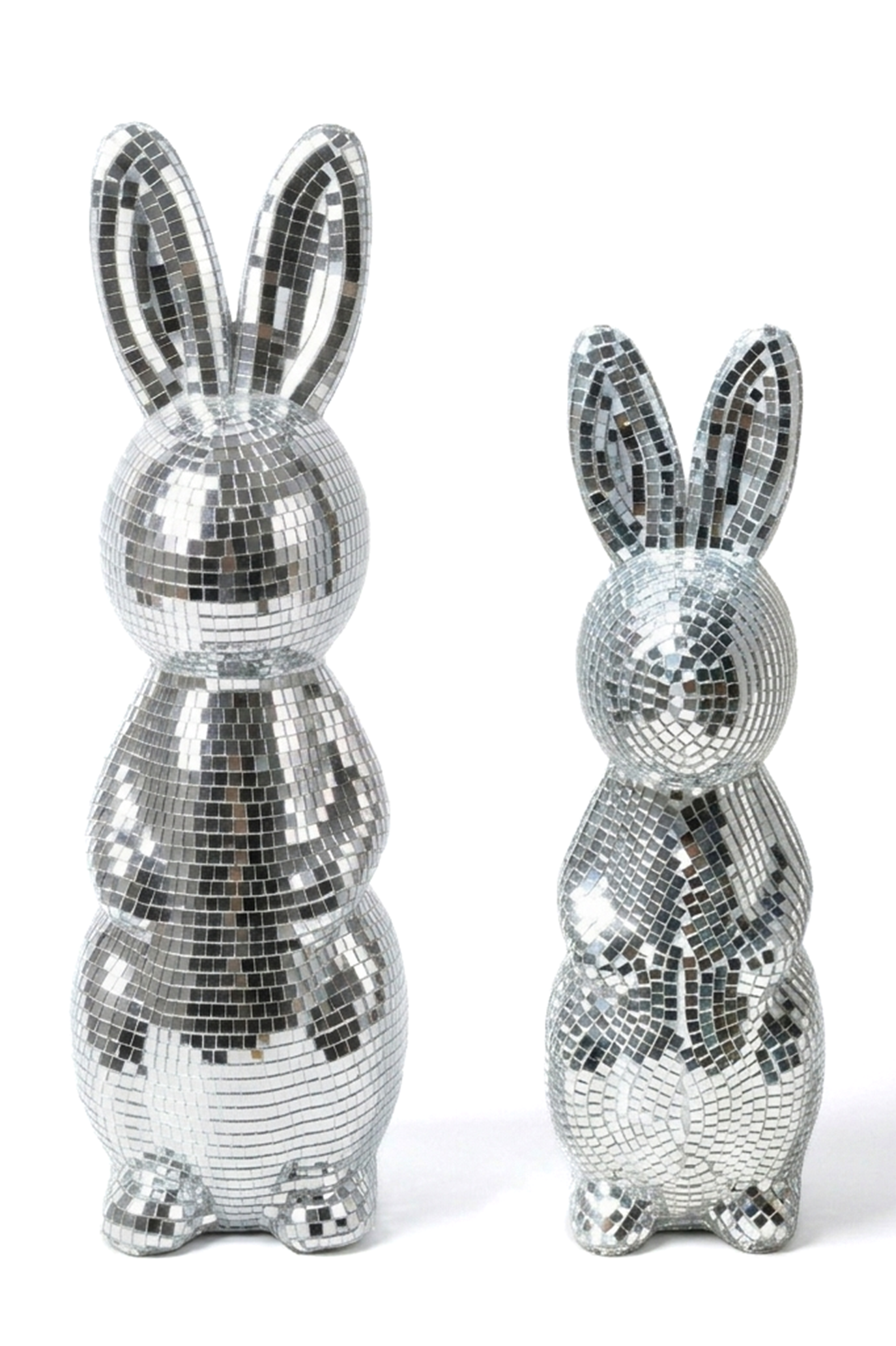 Discobal Konijn Spiegels Paashaas Haas Pasen 25 cm 1