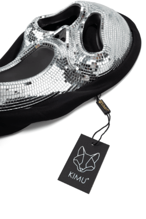 Discobal Masker Ghostface Geest Spiegeltjes Halloween Disco Glitter 3