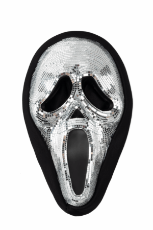 Discobal Masker Ghostface Geest Spiegeltjes Halloween Disco Glitter