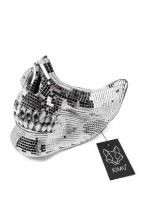 Discobal Masker Tanden Schedel Spiegeltjes Halloween Disco 3