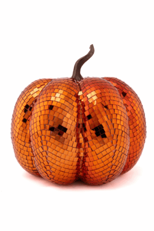 Discobal Pompoen Oranje Spiegels Halloween