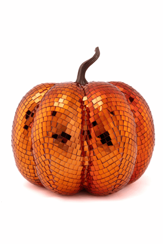 Discobal Pompoen Oranje Spiegels Halloween