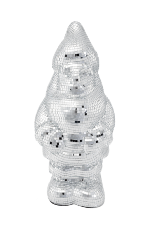 Discobal Tuinkabouter Spiegels Kerstman Standbeeld