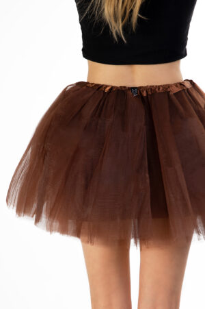 Donker Bruine Tutu Tule Rokje Dunne Petticoat Tule Rok Kinderen Volwassenen 6