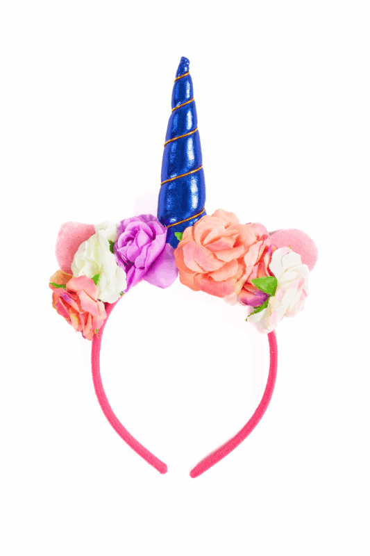 Eenhoorn Haarband Roze Band Blauw Diadeem Unicorn