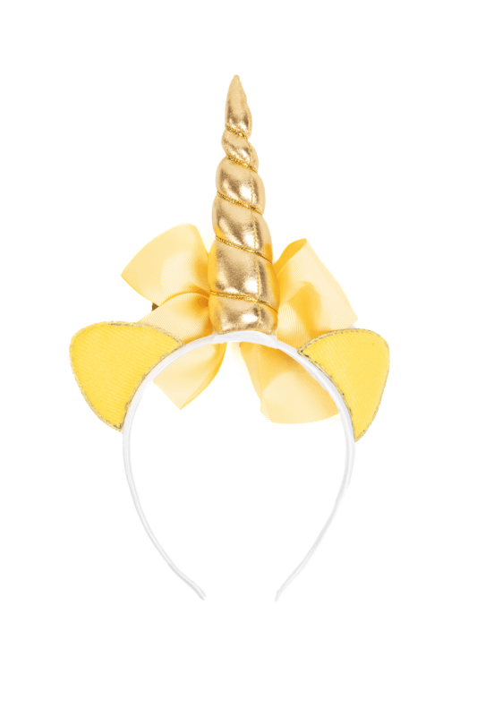 Eenhoorn Haarband Strik Goud Zilver Pailletten Diadeem Unicorn 1