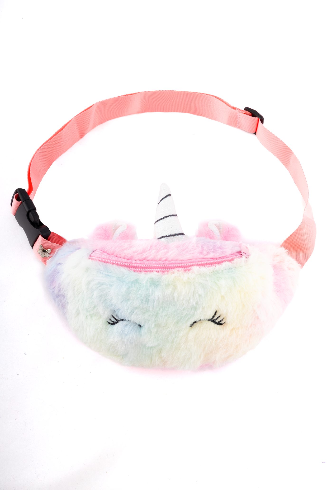 nhoorn Heuptas Lichtroze Wimpers Hoorn Unicorn Pluche 1