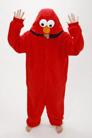 Elmo onesie Sesamstraat kostuum pak