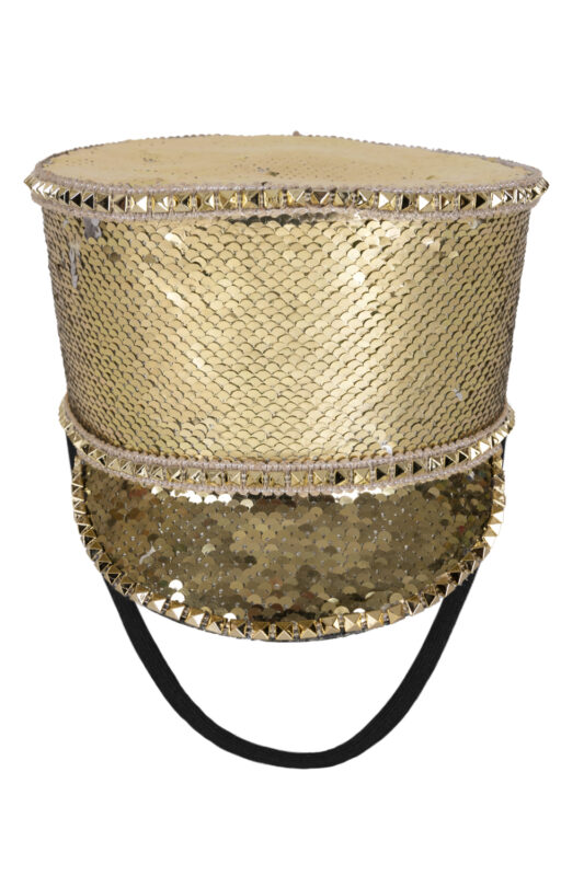 Fanfare Hoed Goud Pailletten Harmonie Katoen Muziekkorps Paradehoed Majorette Showband 1