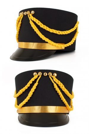 Fanfare hoed zwart goud harmonie