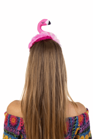Flamingo Haarband Roze Vogel Tropisch Jungle Diadeem 5