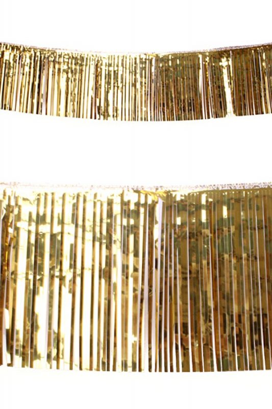 Fringe slinger goud franjes