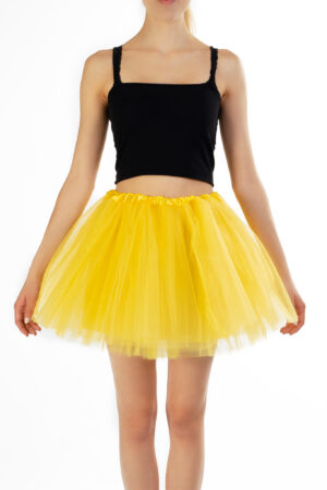 Gele Tutu Tule Rokje Dunne Petticoat Tule Rok Kinderen Volwassenen