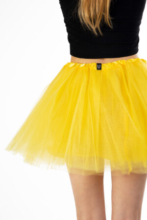 Gele Tutu Tule Rokje Dunne Petticoat Tule Rok Kinderen Volwassenen 6