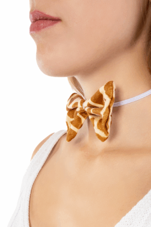 Giraf Haarband Set Oren Staart Diadeem Bruin Geel Giraffe Girafprint 8
