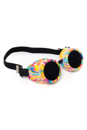 Goggles Steampunk Bril Regenboog Ecoline Zonnebril Glazen