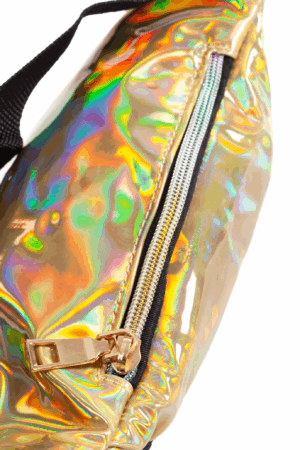 Gouden heuptas fanny pack holografisch 4