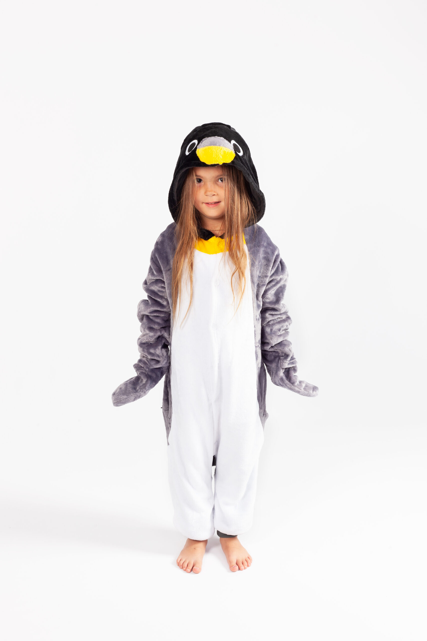 Soms zanger Brullen Grijze pinguin kinder onesie kopen? €29,95 - FeestinjeBeest.nl