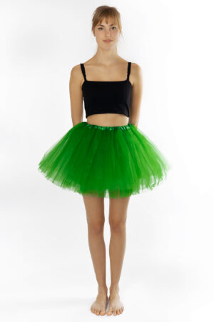 Groene Tutu Tule Rokje Dunne Petticoat Tule Rok Kinderen Volwassenen 1