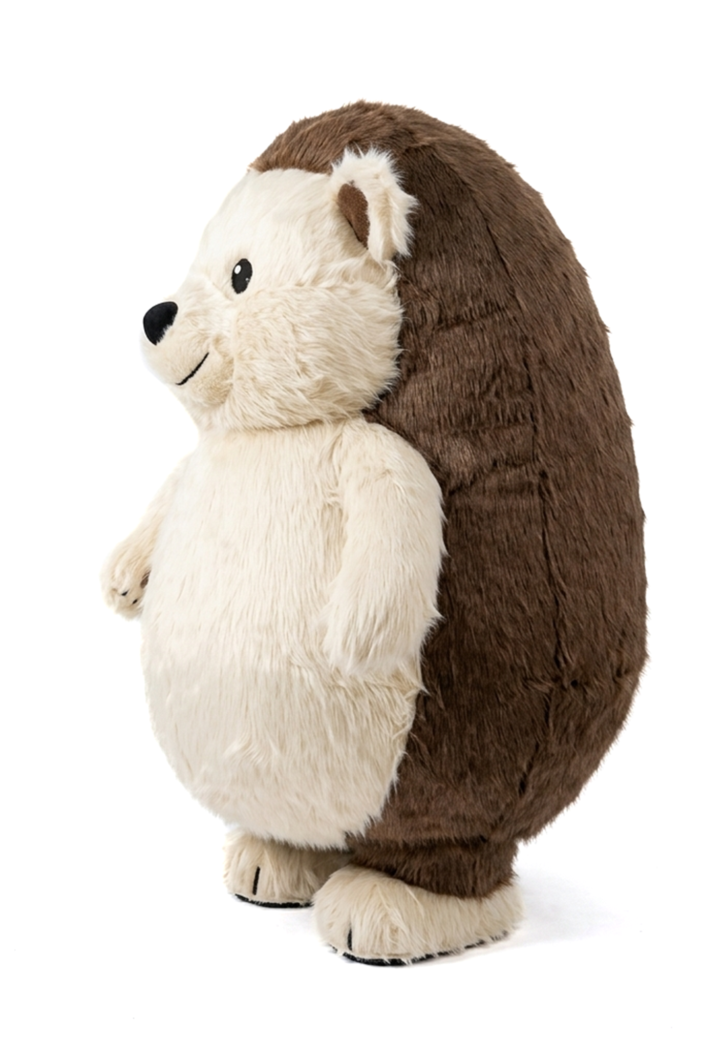 Groot Opblaasbaar Egel Kostuum Mascotte Bruin Bos 1