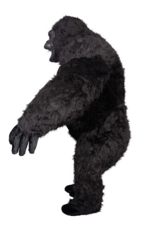 Groot Opblaasbaar Gorilla Kostuum Zwart Mascotte Opblaaspak 2