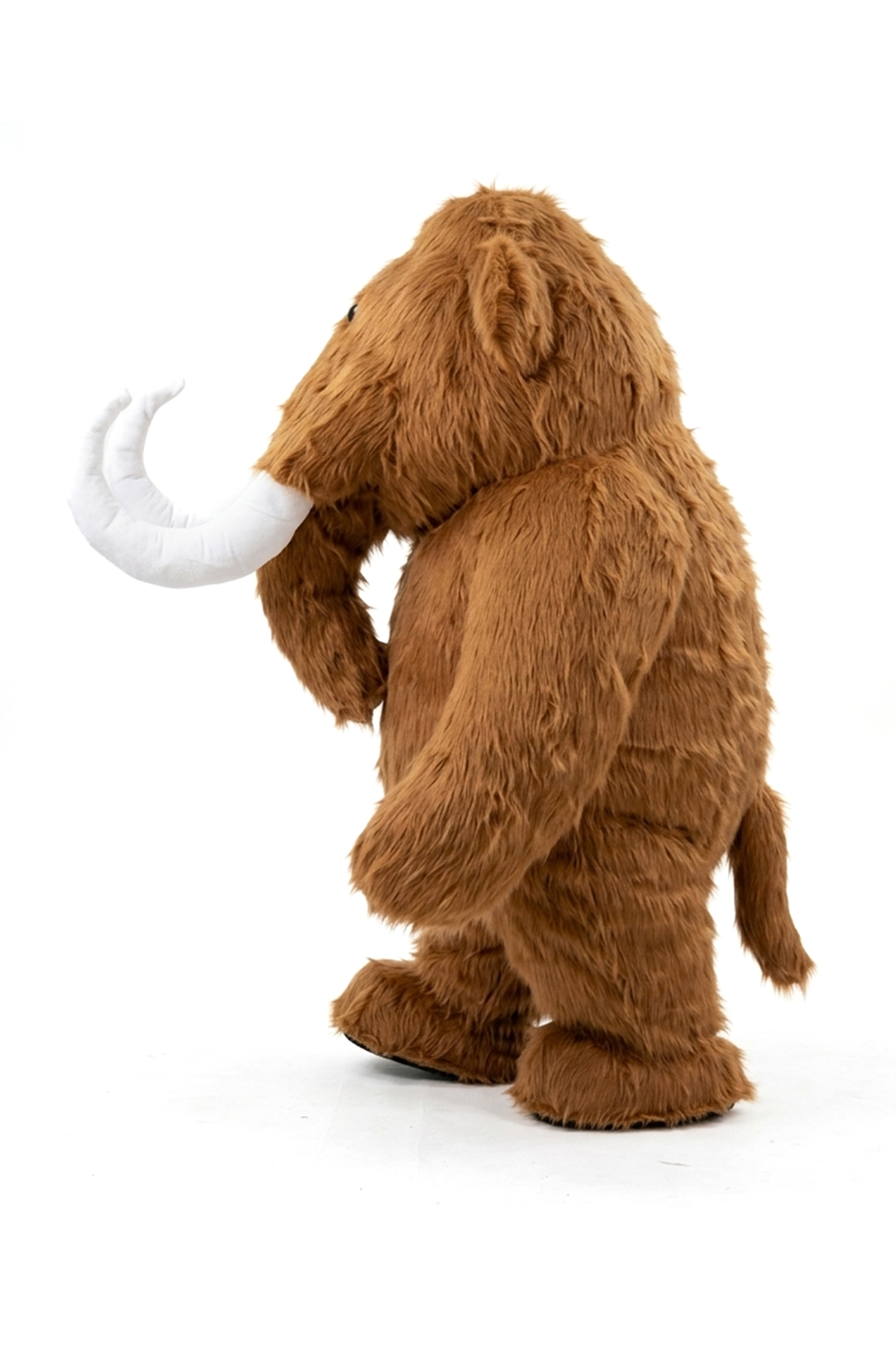 Groot Opblaasbaar Mammoet Kostuum Mascotte Bruin 1