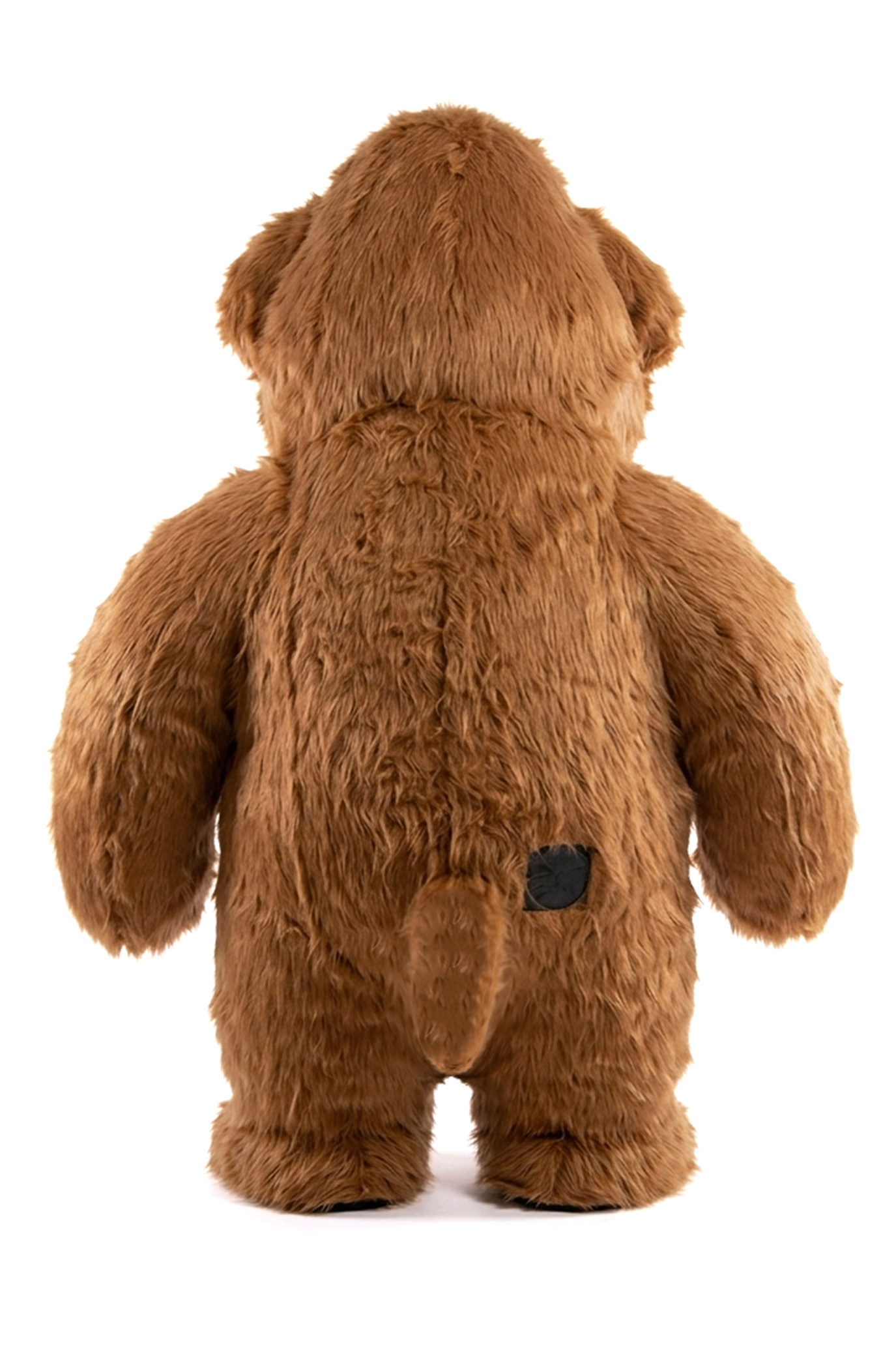 Groot Opblaasbaar Mammoet Kostuum Mascotte Bruin 2