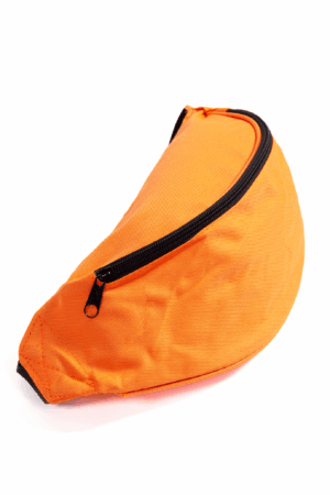 Grote Banaan Heuptas Oranje Twee Vakken Canvas 1