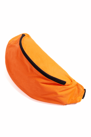 Grote Banaan Heuptas Oranje Twee Vakken Canvas 2