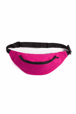 Grote Banaan Heuptas Roze Twee Vakken Canvas