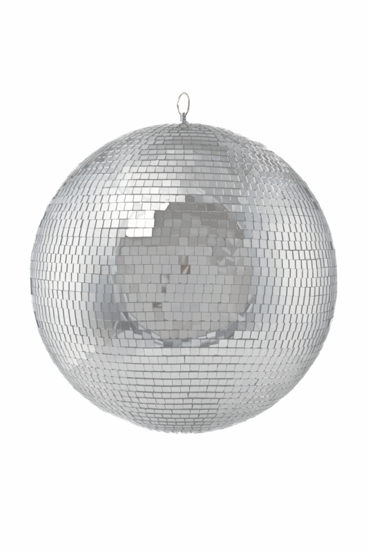 Grote Discobal 40 cm Spiegelbol Discobol Spiegeltjes Disco Zilver