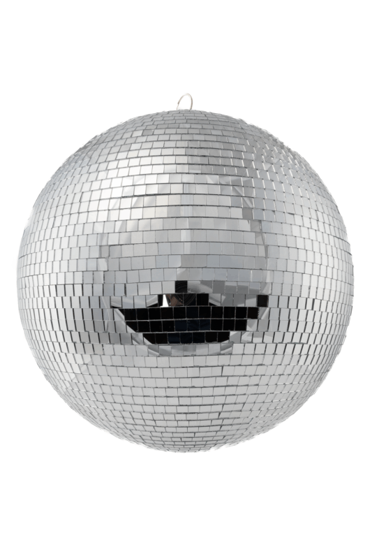 Grote Discobal 50 cm Spiegelbol Discobol Spiegeltjes Disco Zilver