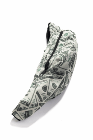 Grote Heuptas Dollar Biljetten Amerika Geld Groen Breed 1