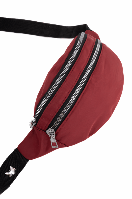 Grote Heuptas Donkerrood Twee Ritsen Voorvak Rood 1