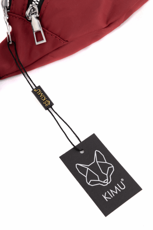 Grote Heuptas Donkerrood Twee Ritsen Voorvak Rood 3