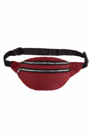 Grote Heuptas Donkerrood Twee Ritsen Voorvak Rood