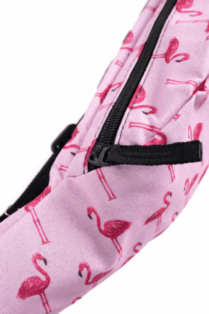 Grote Heuptas Flamingo Roze Tropisch Vogel Breed 3