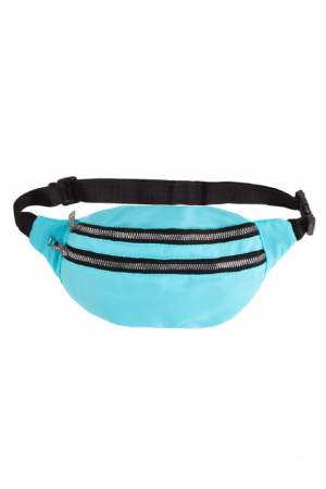 Grote Heuptas Lichtblauw Twee Ritsen Voorvak Blauw