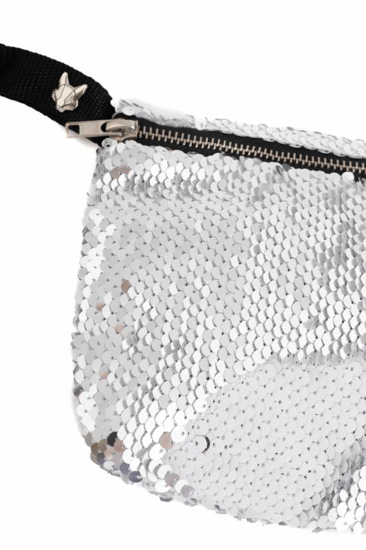 Grote Heuptas Pailletten Wit Zilver Sequin Glitter 2