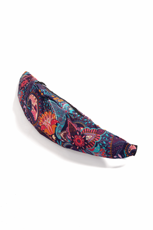 Grote Heuptas Paisley Roze Blauw Paars Breed 2