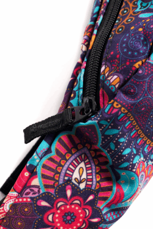 Grote Heuptas Paisley Roze Blauw Paars Breed 3