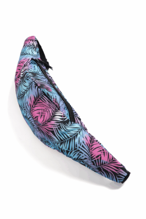Grote Heuptas Palmblad Neon Palboom Blauw Roze Breed 2