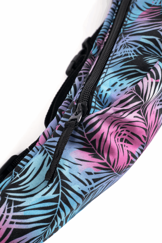 Grote Heuptas Palmblad Neon Palboom Blauw Roze Breed 3