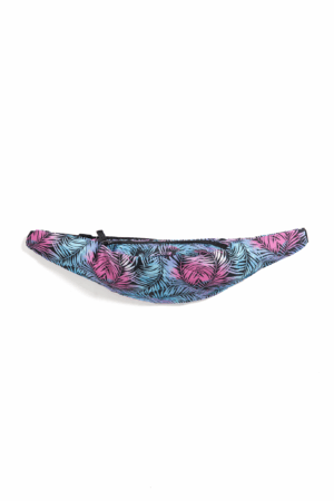 Grote Heuptas Palmblad Neon Palboom Blauw Roze Breed