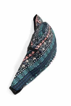 Grote Heuptas Tiki Surf Roze Blauw Tropisch Breed 1