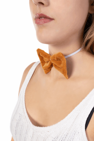 Haarband Beer Staart Strik Bruin Teddybeer Berenoren Diadeem 10