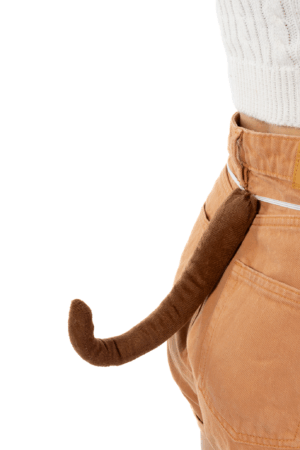 Haarband Hond Staart Strik Bruin Puppy Hondenoortjes Diadeem 8