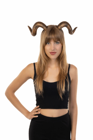 Haarband Hoorns Goud Diadeem Ram Griekse God 3