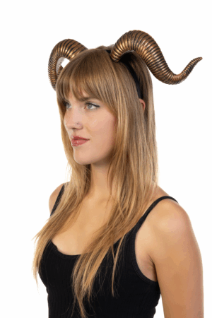 Haarband Hoorns Goud Diadeem Ram Griekse God 4